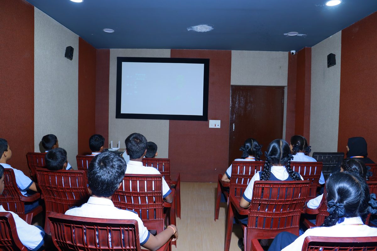 AV room and smart classroom at Siddhartha School