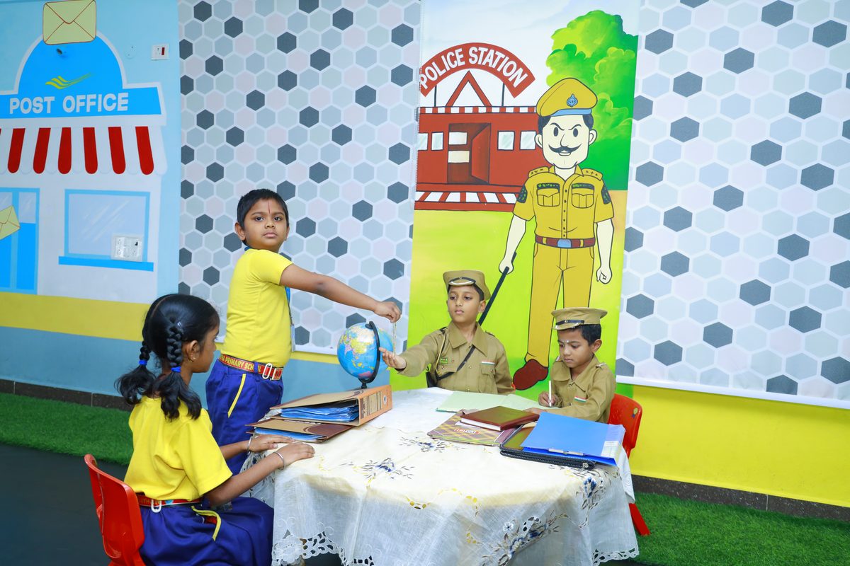 Role-play activity learning at Siddhartha High School