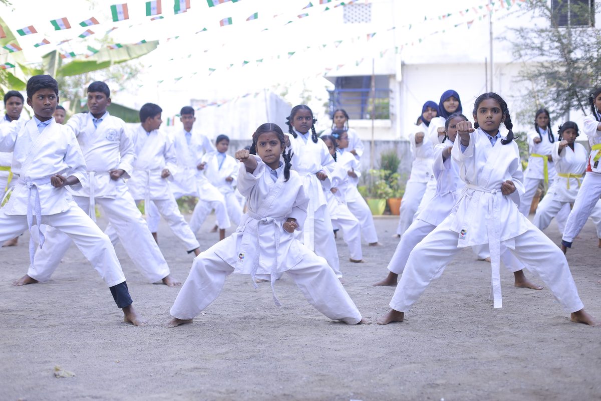 Sports training at best school Karimnagar